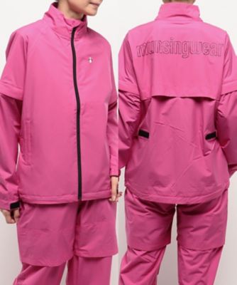 ＜三越伊勢丹/公式＞ Munsingwear/マンシングウェア ナイロンストレッチタフタレインブルゾン PK00(PK00) スポーツウェア【三越伊勢丹/公式】