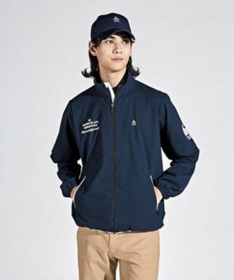 はっ水ストレッチ袖ドッキングブルゾン