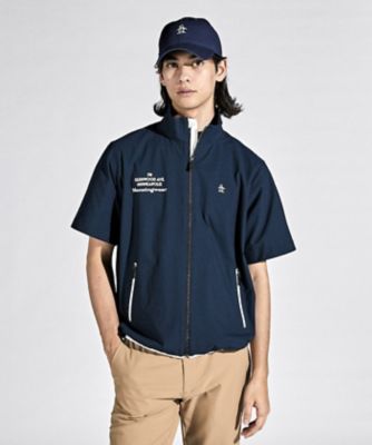 はっ水ストレッチ袖ドッキングブルゾン