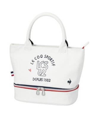 ＜le coq sportif GOLF COLLECTION＞二層式　カートバッグ（ミニトートバッグ）　約２５×２３×１４．５（ｃｍ）