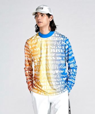 Munsingwear/マンシングウェア 【ENVOY】MOTION3D,SUNSCREEN高通気長袖モックネックシャツ