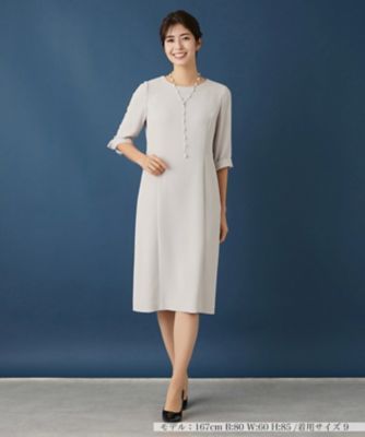 セレモニー】七分袖ミモレワンピース【Ｌｅｉｌｉａｎ ＷＨＩＴＥ ＬＡＢＥＬ】 | Leilian (Women)/レリアン |  三越伊勢丹オンラインストア・通販【公式】