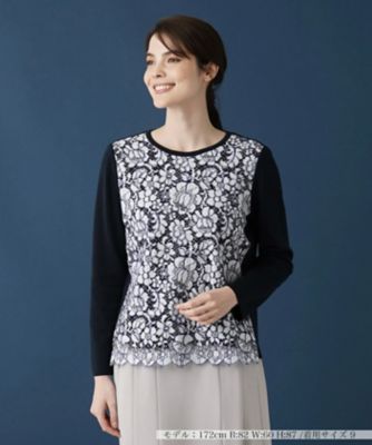 フロントレースプルオーバー | Leilian (Women)/レリアン | 三越伊勢丹  