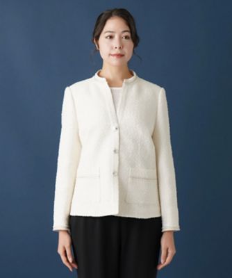 ノーカラージャケット | Leilian plus house (Women/大きいサイズ  