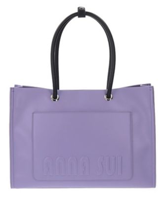 ほぼ未使用✨ANNASUI アナスイ　ソフティ　ショルダーバッグ　ラベンダー ソフティ トートバッグ ラベンダー | ANNA SUI (Women)/アナ