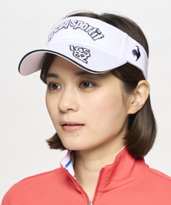 ＜le coq sportif GOLF COLLECTION＞定番ロゴサンバイザー