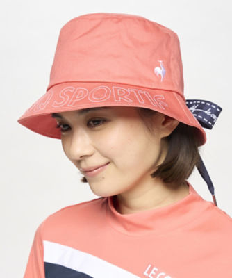 ＜le coq sportif GOLF COLLECTION＞リボン付きバケットハット