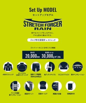 【ストレッチフォーサー】レインウェア