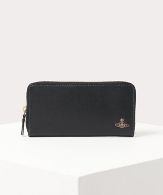 ＜Vivienne Westwood ACCESSORIES (Men)＞カラーブロック　ラウンドファスナー長財布