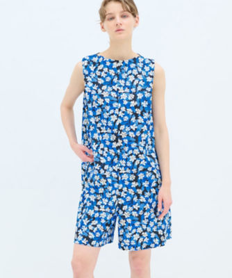 ＜LANVIN en Bleu (Women)＞Ｆｌｏａｔｉｎｇ　Ｆｌｏｗｅｒアクティブオールインワン