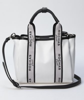 ハンドルロゴハンドバッグ【ROCHAS Premiere 