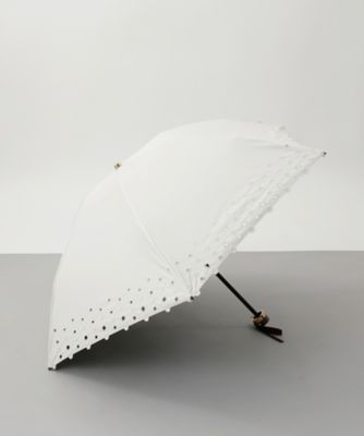 Beaurance （ビューランス）】カリグラフィー刺繍晴雨兼用パラソル（折りたたみ）タイプ別,晴雨兼用パラソル｜オーロラ オンラインストア