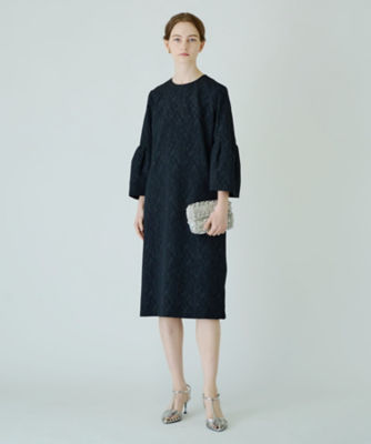 ＜Leilian (Women)＞【セレモニー】ストレッチミディ丈ワンピ－ス【ＮＥＷ　ＦＯＲＭＡＬ】