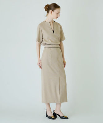 ＜Leilian (Women)＞ロング丈タイトスカート【ＴＨＥ　ＮＥＷ】【Ｌｅｉｌｉａｎ　ＷＨＩＴＥ　ＬＡＢＥＬ】