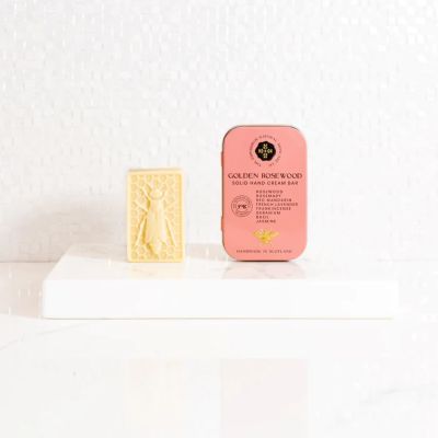 THE EDINBURGH NATURAL SKINCARE Co./エディンバラナチュラルスキンケア ＧＯＬＤＥＮ　ＲＯＳＥＷＯＯＤ　ＳＯＬＩＤ　ＨＡＮＤ　ＣＲＥＡＭ　ＢＡＲ