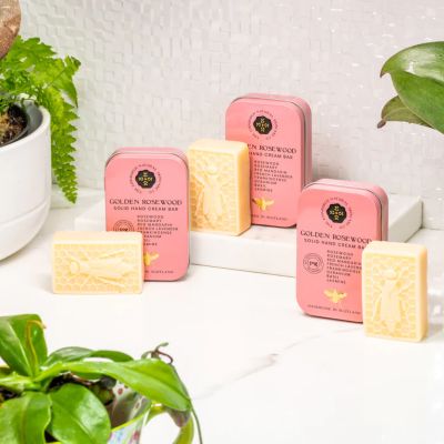 ＧＯＬＤＥＮ　ＲＯＳＥＷＯＯＤ　ＳＯＬＩＤ　ＨＡＮＤ　ＣＲＥＡＭ　ＢＡＲ