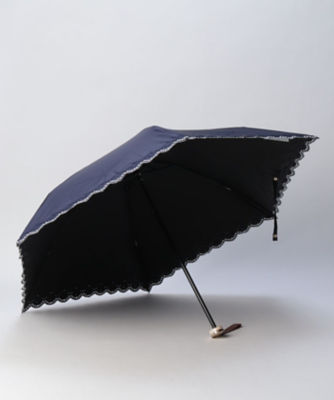 Ｂｌａｏ（ブラオ）　ボーラー刺しゅう　晴雨兼用傘（折り畳み・ミニ傘）