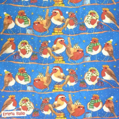 ★ティータオル　Ｃｈｒｉｓｔｍａｓ　Ｒｏｂｉｎｓ