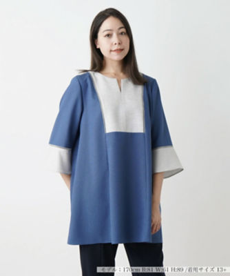 ＜Leilian plus house (Women/大きいサイズ)＞ハシゴレースチュニック