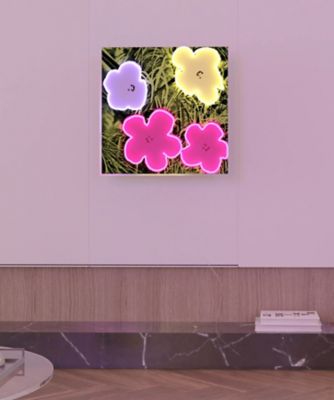【受注商品】ＬＥＤネオンサイン　Ａｎｄｙ　Ｗａｒｈｏｌ　Ｆｌｏｗｅｒｓ