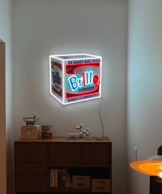 【受注商品】ＬＥＤネオンサイン　Ａｎｄｙ　Ｗａｒｈｏｌ　Ｂｒｉｌｌｏ　Ｂｏｘ