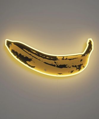 ＜YELLOWPOP (Baby&Kids)＞【受注商品】ＬＥＤネオンサイン　Ａｎｄｙ　Ｗａｒｈｏｌ　Ｂａｎａｎａ