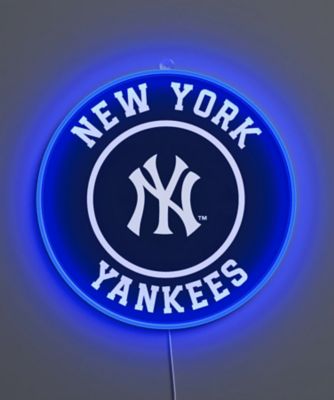 【受注商品】ＬＥＤネオンサイン ＮＹ Ｙａｎｋｅｅｓ Ｒｏｕｎｄｅｄ Ｌｏｇｏ | YELLOWPOP(Baby&Kids)/イエローポップ |  三越伊勢丹オンラインストア・通販【公式】