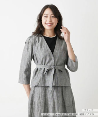 ＜Leilian (Women)＞【セットアップ対応商品】ノーカラージャケット【ＴＨＥ　ＮＥＷ】