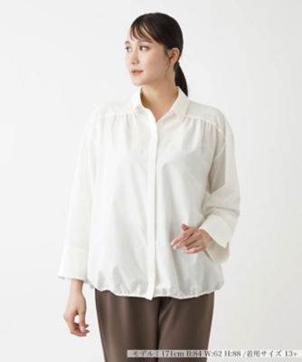 ＜Leilian plus house (Women/大きいサイズ)＞長袖ブラウス【ＴＨＥ　ＮＥＷ】