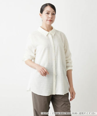 ＜Leilian plus house (Women/大きいサイズ)＞ジャカードブラウス【ＴＨＥ　ＮＥＷ】