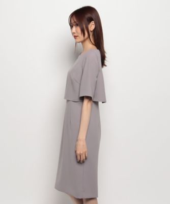 ラピーヌ　ブランシュ　ＬＡＰＩＮＥ　ＢＬＡＮＣＨＥ　２ＷＡＹストレッチ　ボレロ風ワンピース