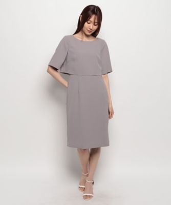 ラピーヌ　ブランシュ　ＬＡＰＩＮＥ　ＢＬＡＮＣＨＥ　２ＷＡＹストレッチ　ボレロ風ワンピース