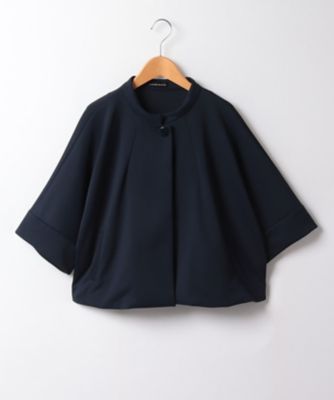 LAPINE ROUGE/ラピーヌ　ルージュ ラピーヌ　ルージュ　ＬＡＰＩＮＥ　ＲＯＵＧＥ　【大きいサイズ】スタンドカラーハーフジャケット