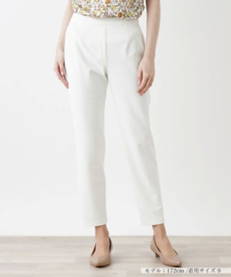 ＜Leilian (Women)＞スリムテーパードパンツ【Ｌｅｉｌｉａｎ　ＷＨＩＴＥ　ＬＡＢＥＬ】