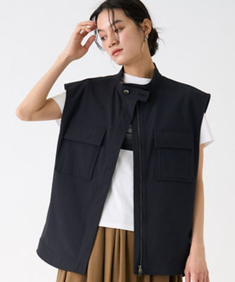 ＜LANVIN COLLECTION (Women)＞ダブルジップベスト