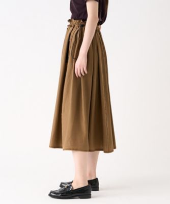 シルクブレンドギャザースカート | LANVIN COLLECTION (Women 