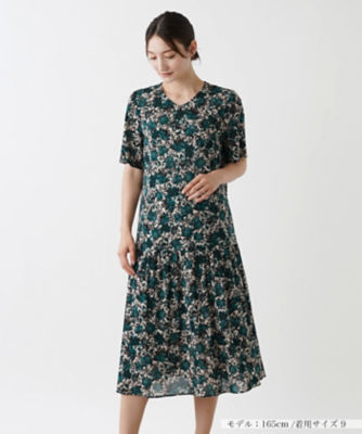 ＜Leilian (Women)＞洗えるワンピース【パワーネット素材】【Ｌｅｉｌｉａｎ　ＷＨＩＴＥ　ＬＡＢＥＬ】