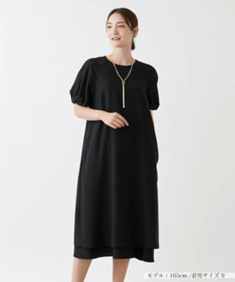 ＜Leilian (Women)＞洗えるワンピース【Ｌｅｉｌｉａｎ　ＷＨＩＴＥ　ＬＡＢＥＬ】