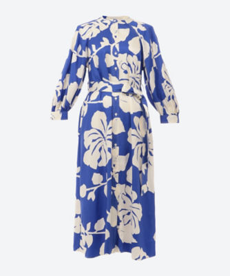 ＜三越伊勢丹/公式＞【送料無料】WHISTLES (Women)/ウィッスルズ Hawaiian Print Mabel Dress Blue/Multi ワンピース・ドレス【三越伊勢丹/公式】