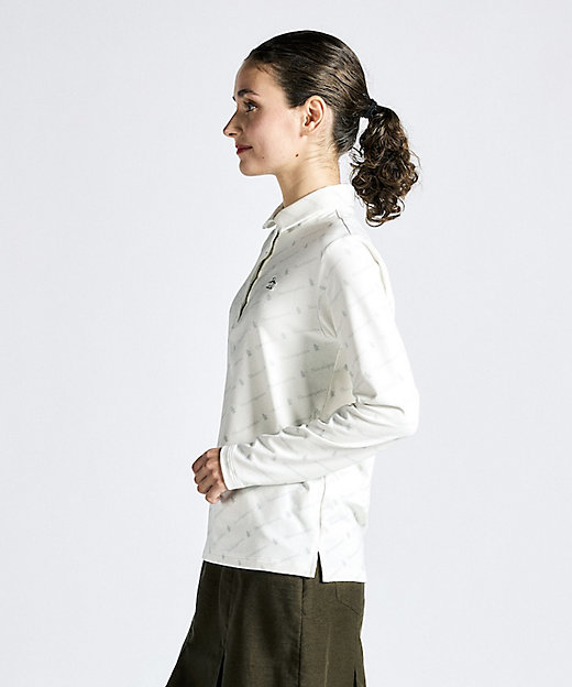 ストレッチ裏起毛台衿付き長袖ポロシャツ | Munsingwear ストレッチ裏起毛台衿付き長袖ポロシャツ | Munsingwear