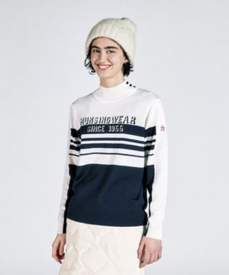 Munsingwear/マンシングウェア ジャカードハイネックセーター