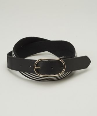 LANVIN SPORT/ランバン　スポール ゴムメッシュベルト【リバーシブル仕様】