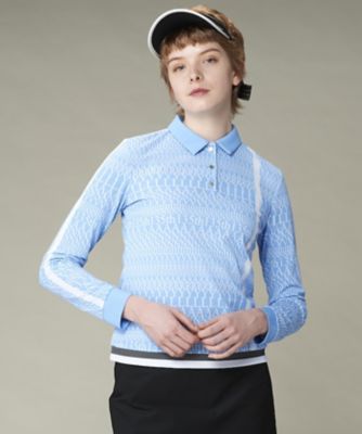 LANVIN まぶし SPORT (ランバンスポール)袖ニットコンビ長袖シャツ