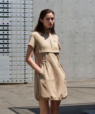 LANVIN SPORT ランバンスポール　フリルワンピース　半袖シャツ　ゴルフ LANVIN SPORT ランバンスポール フリルワンピース 半袖シャツ