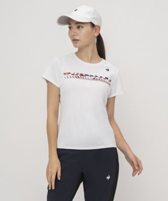 le coq sportif/ルコックスポルティフ トリコロールプリントゲームシャツ