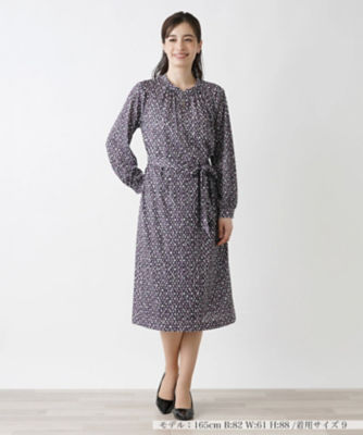 ＜Leilian (Women)＞洗えるストレッチワンピース【ＲＯＣＨＡＳ　Ｐｒｅｍｉｅｒｅ】