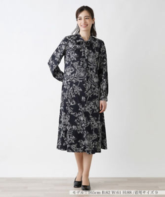 洗えるボウタイワンピース【ROCHAS Premiere 