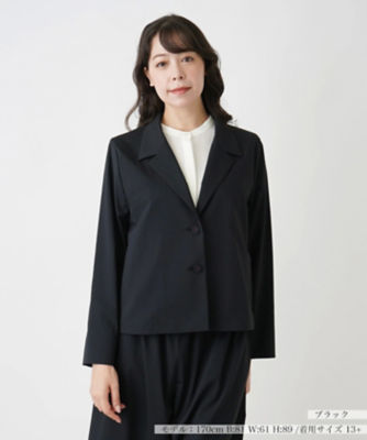 ＜Leilian plus house (Women/大きいサイズ)＞クルミボタンブレザー【Ｌｅｉｌｉａｎ　ＷＨＩＴＥ　ＬＡＢＥＬ】