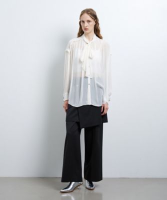 シアーヨーリューボウタイブラウス | LANVIN en Bleu (Women)/ランバン 