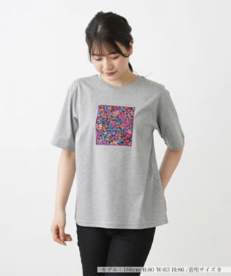 ＜Leilian (Women)＞フラワーモチーフＴシャツ